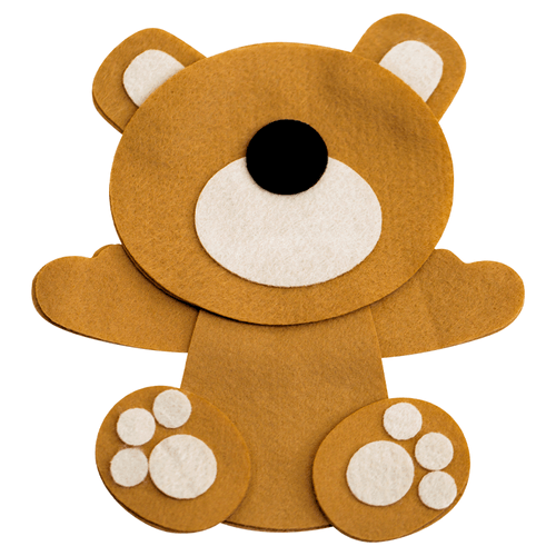 URSINHO ABRAÇO CARAMELO 15cm