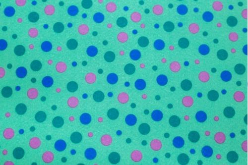 Feltro Estampado Santa Fé Poá com Fundo Verde 50 x 140 cm - Ref. 5088.385