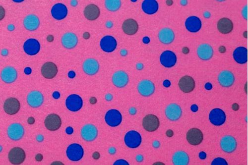 Feltro Estampado Santa Fé Poá com Fundo Rosa 100 x 140 cm - Ref. 5088.340
