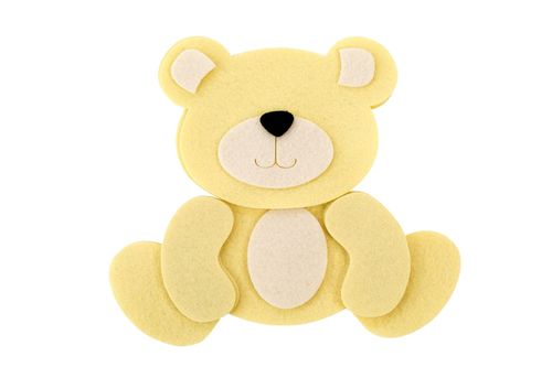 URSINHO SENTADO CREME 15cm