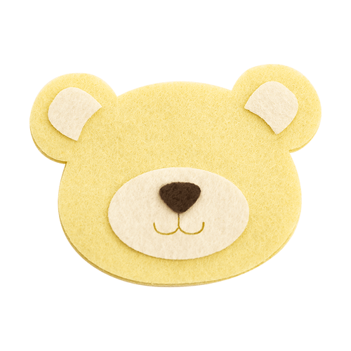 CABEÇA URSINHO CREME 5,5cm