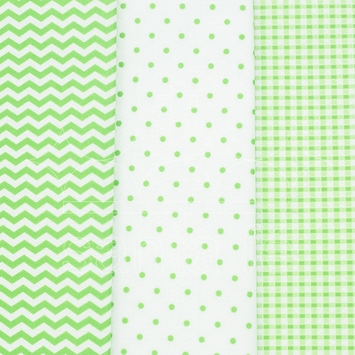 Feltro Estampado Santa Fé Coleção Desejo Compose Verde Cítrico 50 x 140 cm - Ref. A6026.119