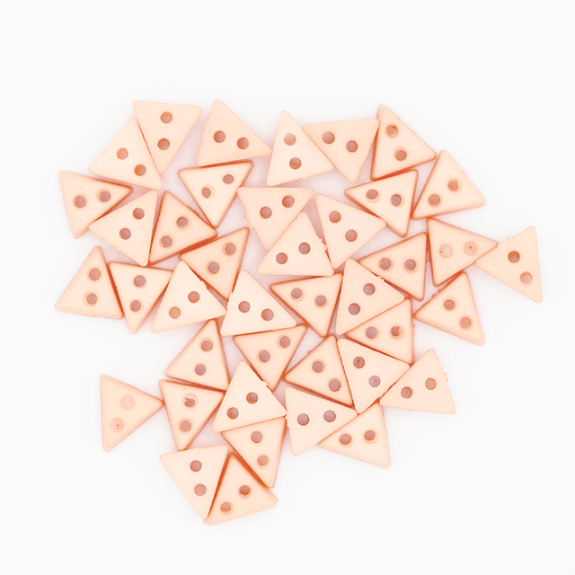 MINI-BOTAO-TRIANGULO-SALMAO-PACOTE-40-UNID