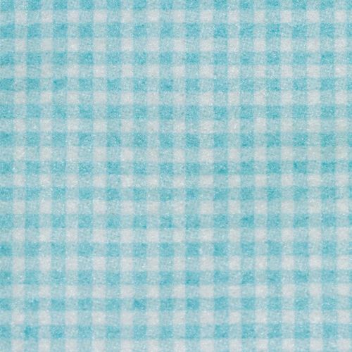 Feltro Estampado Santa Fé Coleção Color Baby Xadrez Azul 35 x 35 cm - Ref. 5023.735