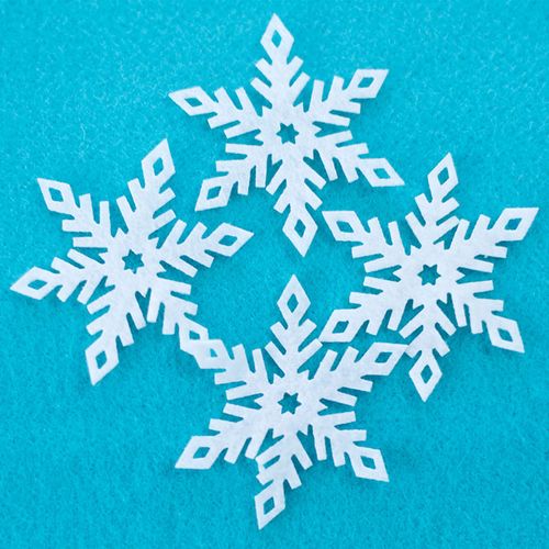 03 FLOCOS DE NEVE ESTRELA 5CM