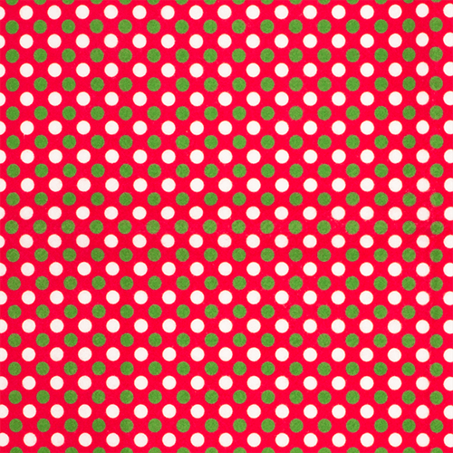 Feltro Estampado Santa Fé Coleção de Natal 2020 Poá Vermelho 50 x 140 cm - Ref. 6345.V01
