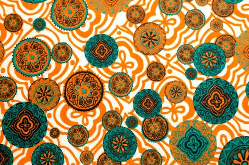 Feltro Estampado Santa Fé Coleção Africa Darratu 35 x 35 cm - Ref. 5950.019