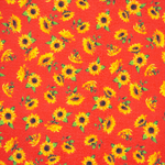 FELTRO-COL.-FLORAL-GIRASSOL-FUNDO-VERMELHO-D9521.V01