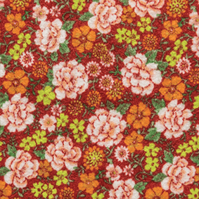 Feltro Estampado Santa Fé Chita Vermelho 50 x 70 cm - Ref. 5970.065
