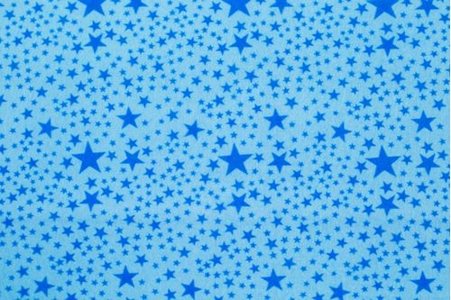 Feltro Estampado Santa Fé Coleção Estrela Azul com Fundo Azul 50 x 140 cm - Ref. 5078.337