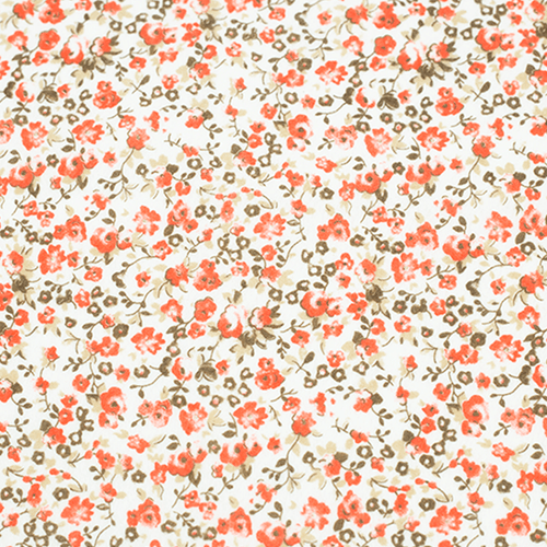 Feltro Estampado Santa Fé Coleção Color Baby Floral com Fundo Branco 50 x 140 cm - Ref. 5400.401