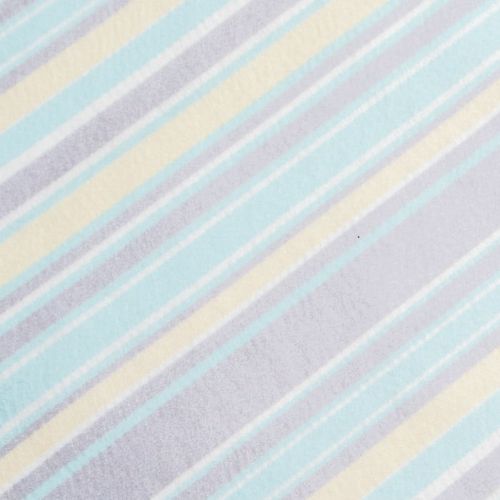 Feltro Estampado Santa Fé Coleção Color Baby Listras Azul 50 x 140 cm - Ref. 5040.030