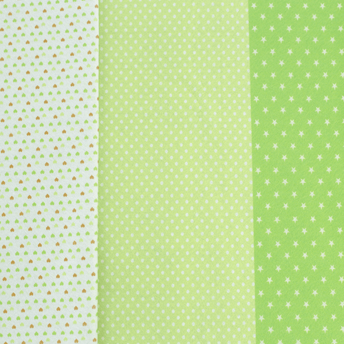 Feltro Estampado Santa Fé Compose Poá Verde 50 x 140 cm - Ref. 5321.204