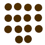 100-CIRCULOS-MARROM-15cm