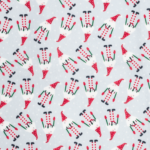 Feltro Estampado Santa Fé Coleção de Natal 2020 Gnomo 50 x 140 cm - Ref. 6336.V01