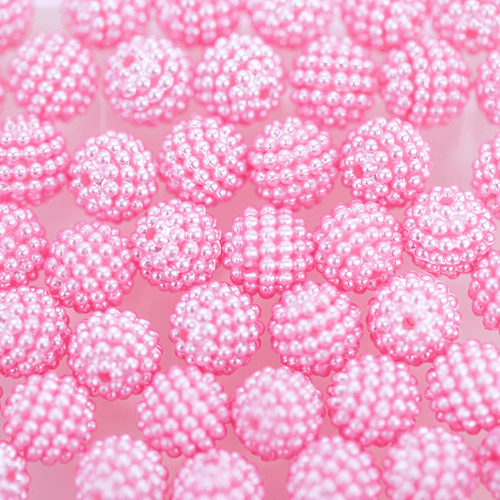MIÇANGA BOLA PEROLADA 10MM 9G ROSA BB