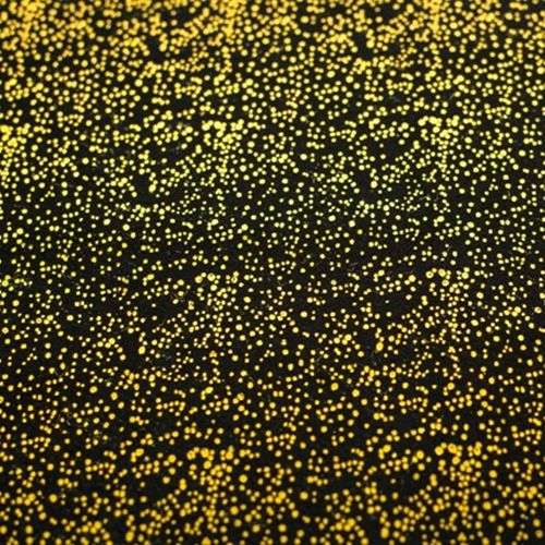Feltro Estampado Laminado Santa Fé Coleção Alegria Preto Onix Ouro 45 x 45 cm - Ref. 50000015