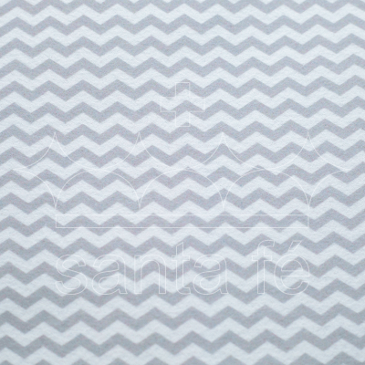 Feltro Estampado Santa Fé Coleção Eterna Arte 2º Edição Chevron Cinza 50 x 70 cm - Ref. 5050.038