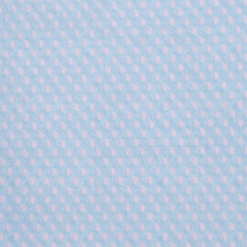 Feltro Estampado Santa Fé Coleção Baby Candy Azul com Rosa 50 x 70 cm - Ref. 6010.119