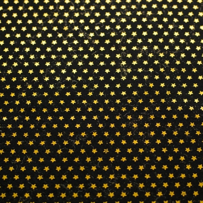 FELTRO-COL.-ALEGRIA-PRETO-ESTRELA-ESTELA-OURO