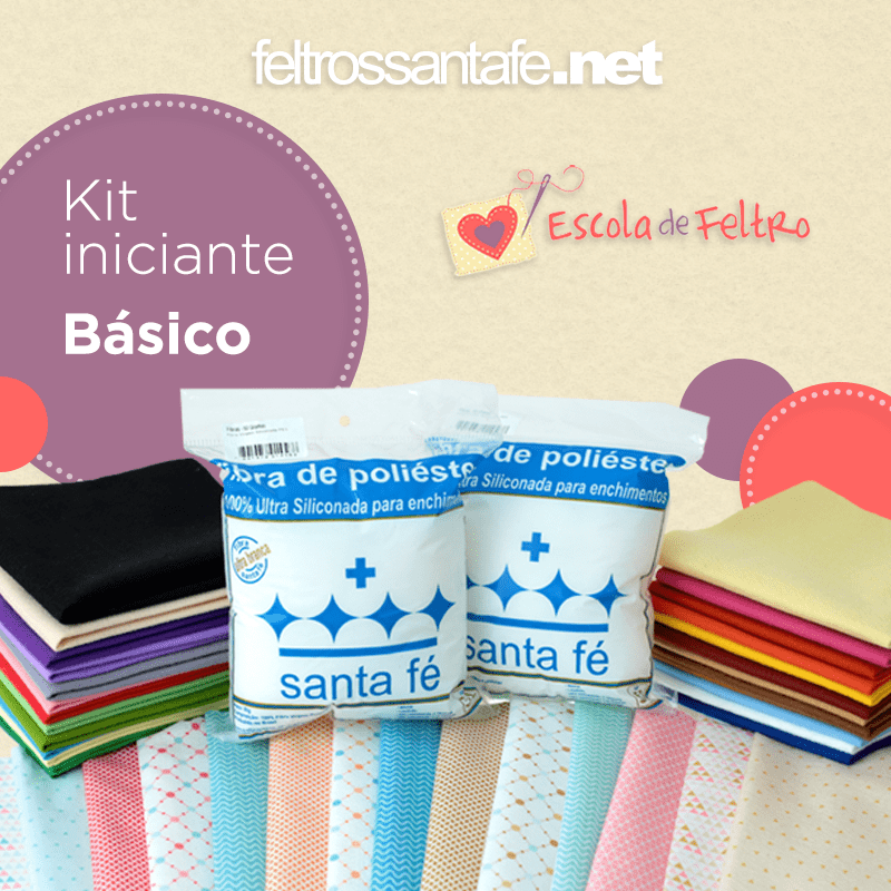 KIT-ESCOLA-DE-FELTRO-INICIANTE-BASICO-LISOS-035m-x-035m-ESTAMPADO-025m-x-140m