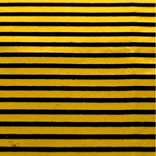 Feltro Estampado Laminado Santa Fé Coleção Alegria Preto Tuya Ouro 45 x 45 cm - Ref. 50000017