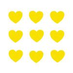 100-CORACOES-AMARELO-CITRICO-2cm