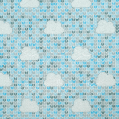 Feltro Estampado Santa Fé Coleção Eterna Arte 1º Edição Feltrico Nuvem Azul 50 x 70 cm - Ref. 5940.021