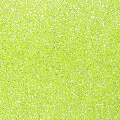 Feltro Estampado Santa Fé Coleção Alegria Glitter Prata com Fundo Verde Cítrico 45 x 45 cm - Ref. 50000105