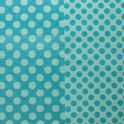 Feltro Estampado Santa Fé Coleção Emoção Compose Bolinha Verde 100 x 140 cm - Ref. 6036.019