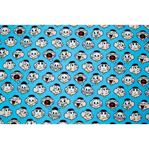 Feltro Estampado Santa Fé Coleção Turma da Mônica Cascão 50 x 140 cm - Ref. 5860.004