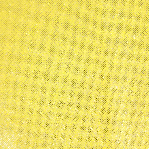 Feltro Estampado Laminado Santa Fé Coleção Alegria Amarelo Isis Prata 45 x 45 cm - Ref. 50000004
