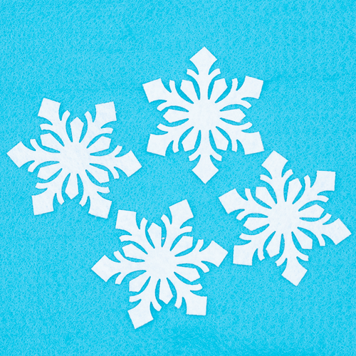10 FLOCOS DE NEVE PONTUDO 5cm