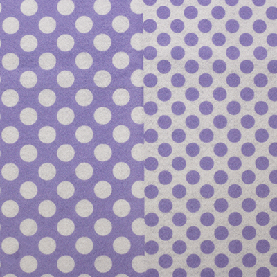 Feltro Estampado Santa Fé Coleção Emoção Compose Bolinha Lilas 100 x 140 cm - Ref. 6035.919