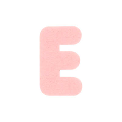Letra B Rosa