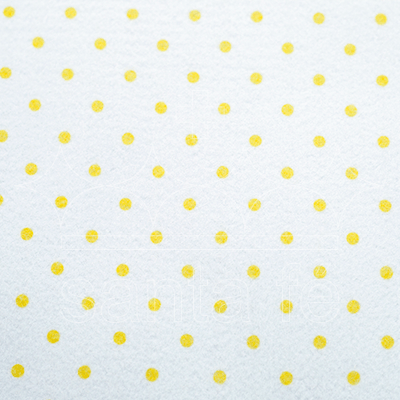 Feltro Estampado Santa Fé Coleção Eterna Arte 2º Edição Baby Poá Creme 25 x 140 cm - Ref. 5890.012