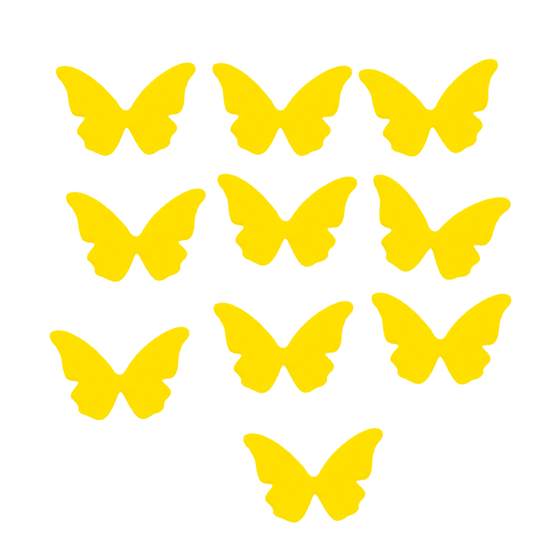 100-BORBOLETAS-AMARELO-CITRICO