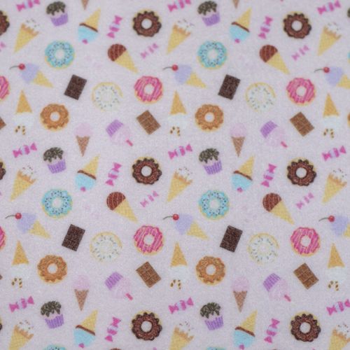 Feltro Estampado Santa Fé Coleção Doces Sonhos Alto Dosces 50 x 70 cm - Ref. D7561_V03