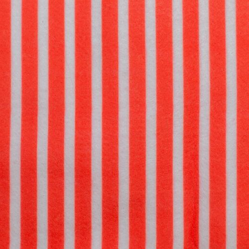 Feltro Estampado Santa Fé Coleção Circo Listrado Vermelho Candy 50 x 70 cm - Ref. D14142