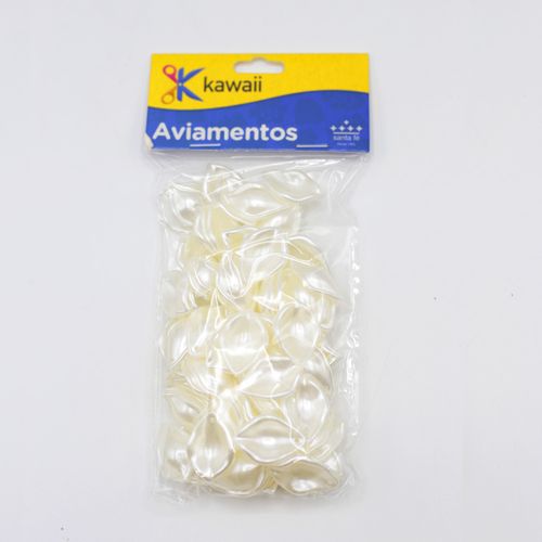 Pingente Pétala Kawaii Perolado 19x27mm - 50g