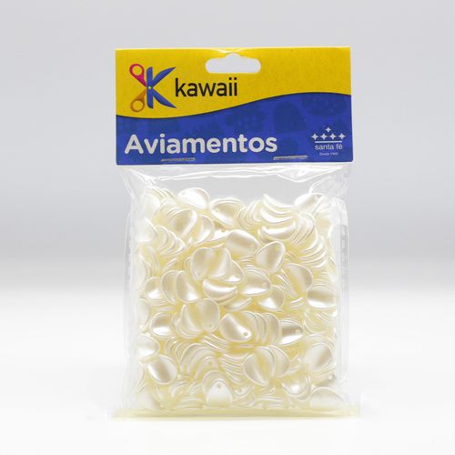 Pingente Pétala Kawaii Perolado 7x13mm - 50g