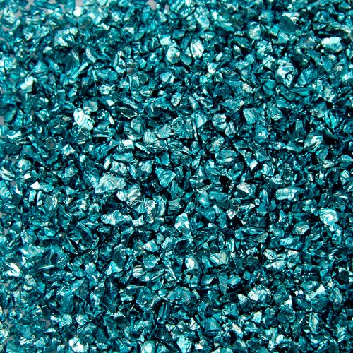 Glitter de Vidro Kawaii Azul Turquesa 20g