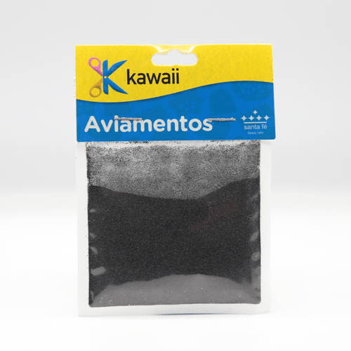 Glitter Kawaii Preto - 20g