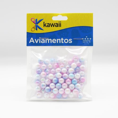 Bola Grandiente Kawaii Azul Lago 6mm