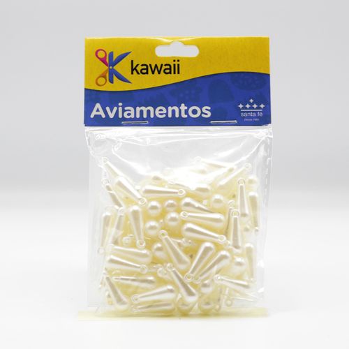 Conta Santa Fé Lágrima Oval 8x22mm - 50g