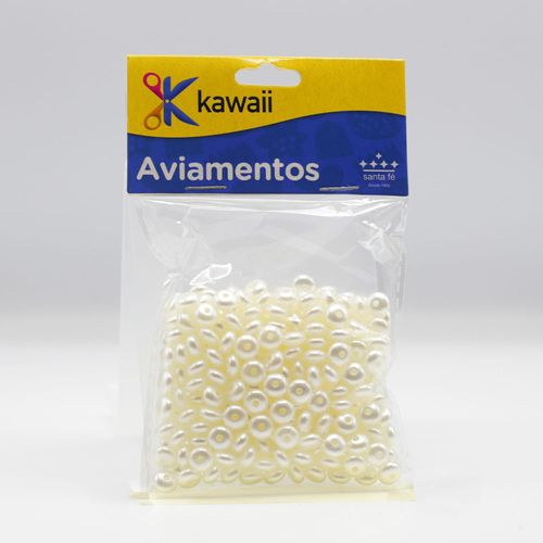 Conta Pérola Disco ABS 6mm - 50g