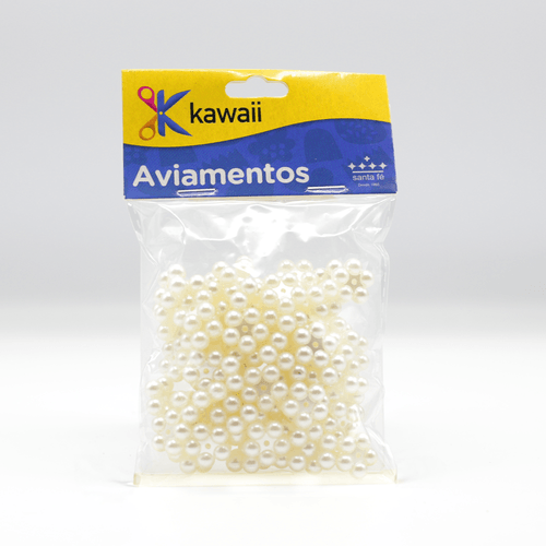 Entremeio Kawaii Flor Pérola 12mm 50g