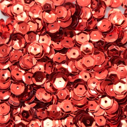 Lantejoula Acrílica Kawaii Vermelho - 20g