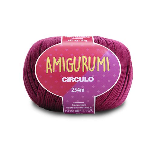 Fio Amigurumi Circulo Vinho 3154  - 254m