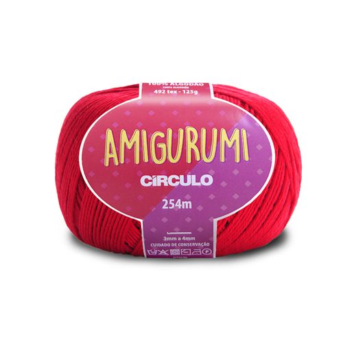 Fio Amigurumi Circulo Carmim 3528  - 254m